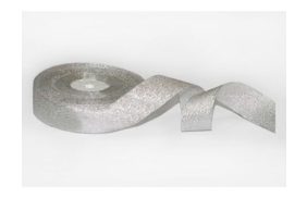 лента металлизированная 25мм (рулон 36 ярдов) серебро купить по 211.14 - в интернет - магазине Веллтекс | Омск
.