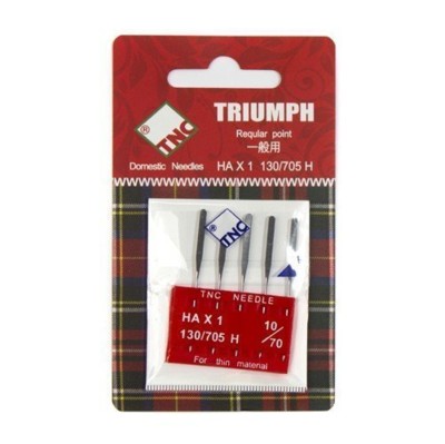 Иглы для БШМ TRIUMPH New 130/705H Универсальные №70 (уп.5шт) (1)