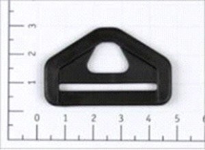 Полукольцо 30мм пластик цв черный (уп 100,200 шт) DR052/0324-80340