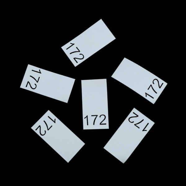 Р172ПБ 172 - размерник - белый (уп.200 шт)1