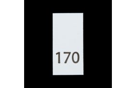 р170пб 170 - размерник - белый (уп.200 шт) купить по цене 85 руб - в интернет-магазине Веллтекс | Омск
