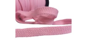шнур для одежды плоский 15мм, 100хб, цв розовый/130 (катушка 50м) bombacio купить по цене 13.5 руб для домашнего шитья - в интернет-магазине Веллтекс | Омск

