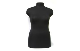 манекен женский р48 (96-77,2-104) твёрдый цв чёрный ост купить по цене 4650 руб - в интернет-магазине Веллтекс | Омск
