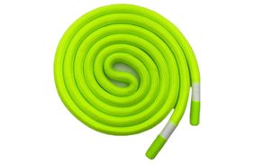 шнур круглый с декор. наконечником белая полоса неон зеленый диаметр 1см длина 130см купить по 111.21 - в интернет - магазине Веллтекс | Омск
.