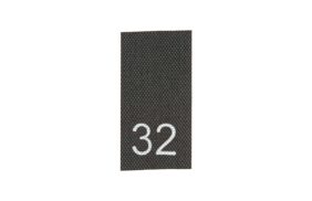 р032пч 32 - размерник - черный (уп.200 шт) купить по цене 99.85 руб - в интернет-магазине Веллтекс | Омск
