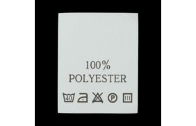 с102пб 100%polyester - составник - белый (уп 200 шт.) купить по цене 150 руб - в интернет-магазине Веллтекс | Омск

