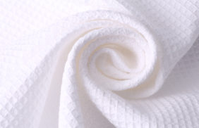 вафельное полотно 240гр/м2, 100хб, 45см, отбеленная, белый/s501, (60/300м) tpg052 купить в Омске.