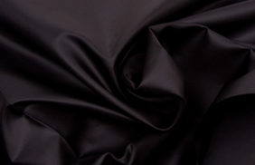 ткань подкладочная ветрозащитная 290t, 60гр/м2, 100пэ, 150см, черный/s580, (100м) wsr купить в Омске.