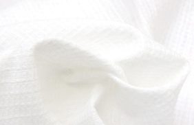 вафельное полотно 145гр/м2, 100хб, 45см, отбеленная, белый/s501, (60/420м) tpg052 купить в Омске.